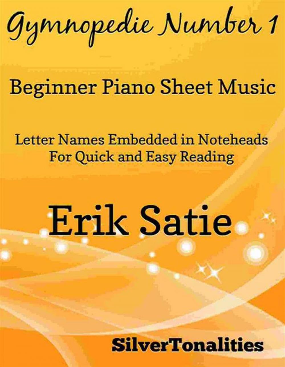 Big bigCover of Gymnopedie Number 1 Beginner Piano Sheet Music