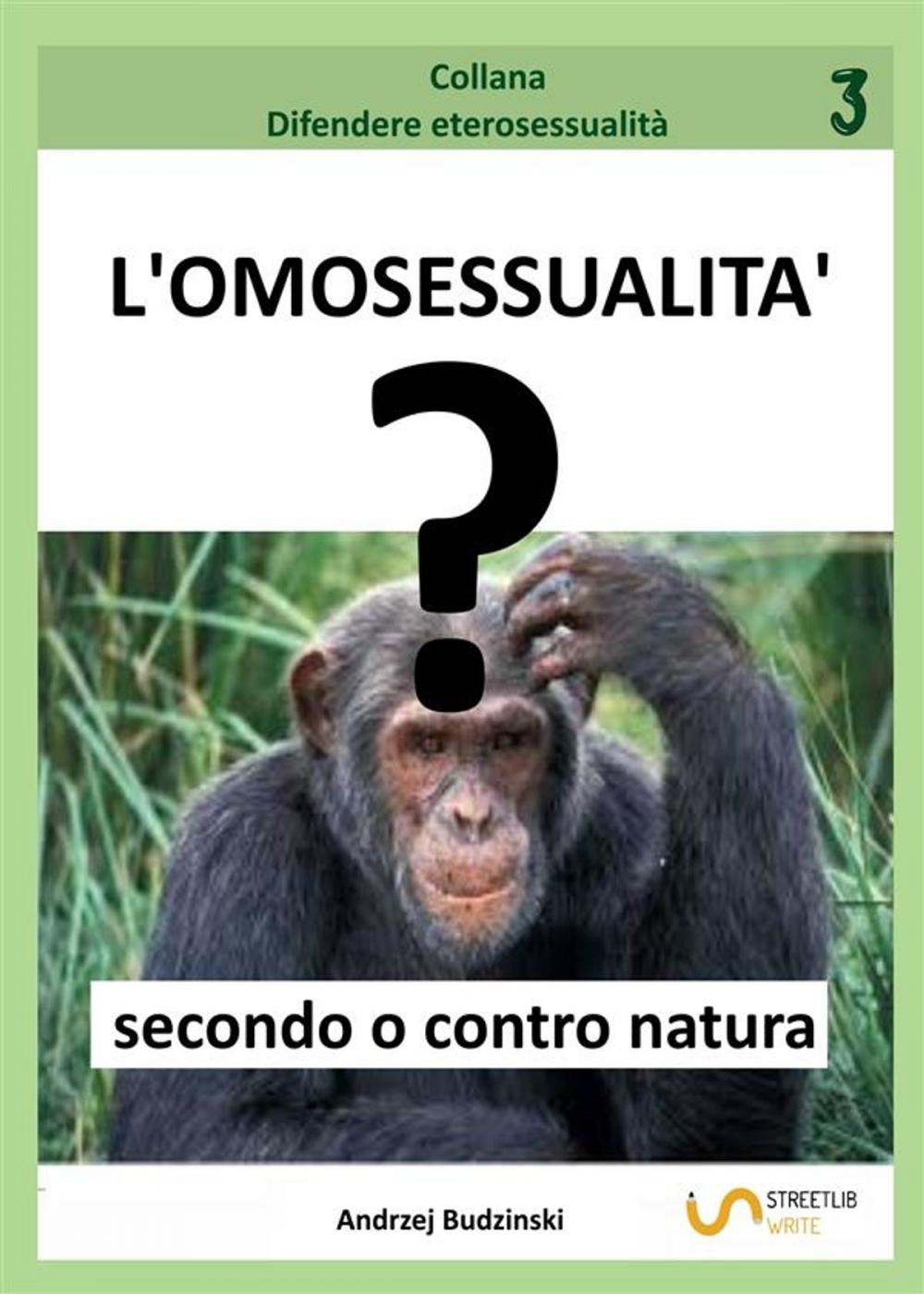 Big bigCover of L’omosessualità secondo o contro natura?