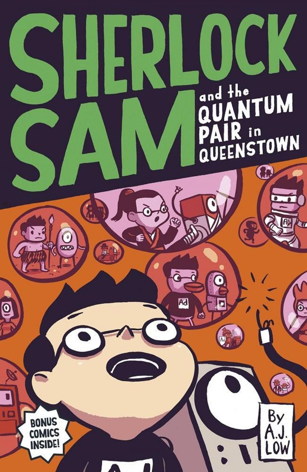 Big bigCover of Sherlock Sam and the Quantum Pair in Queenstown