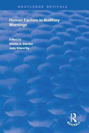 Cover of the book Human Factors in Auditory Warnings by Paul B. Jaskot