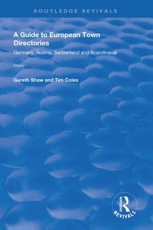bigCover of the book A Guide to European Town Directories by 