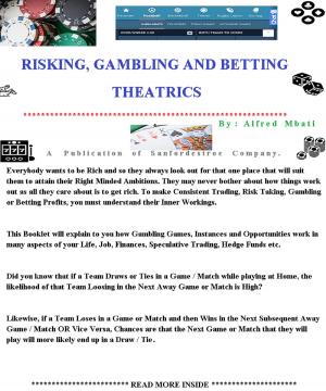 Cover of Risking, Gambling And Betting Theatrics