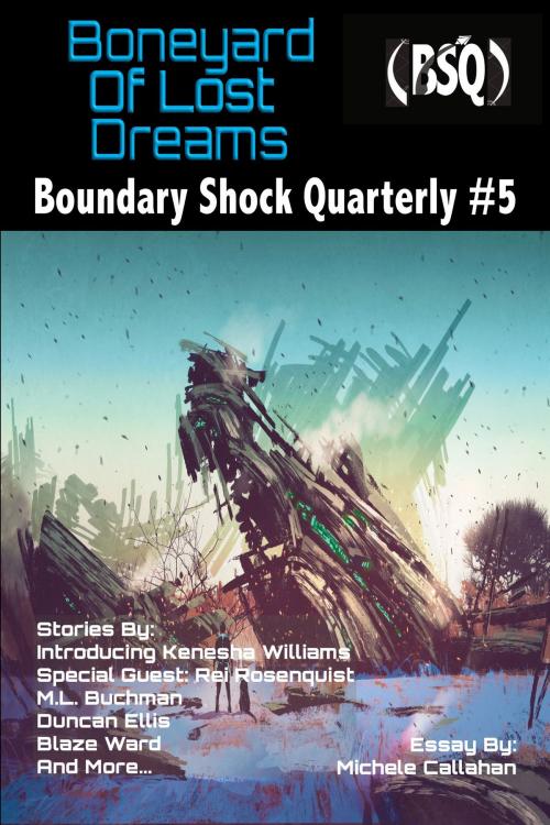 Cover of the book Boneyard of Lost Dreams by Blaze Ward, Leah R. Cutter, Robert Jeschonek, Joel Ewy, M. L. Buchman, Maquel A. Jacob, Ron Collins, Duncan Ellis, M. E. Owen, Chuck Anderson, Kenesha Williams, Rei Rosenquist, Michele Callahan, Knotted Road Press, Knotted Road Press, Inc.