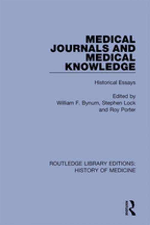 Cover of the book Medical Journals and Medical Knowledge by , Taylor and Francis