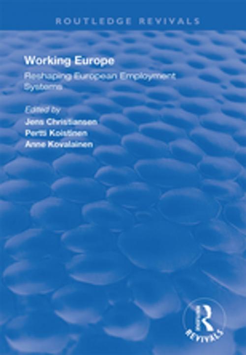 Cover of the book Working Europe by , Taylor and Francis