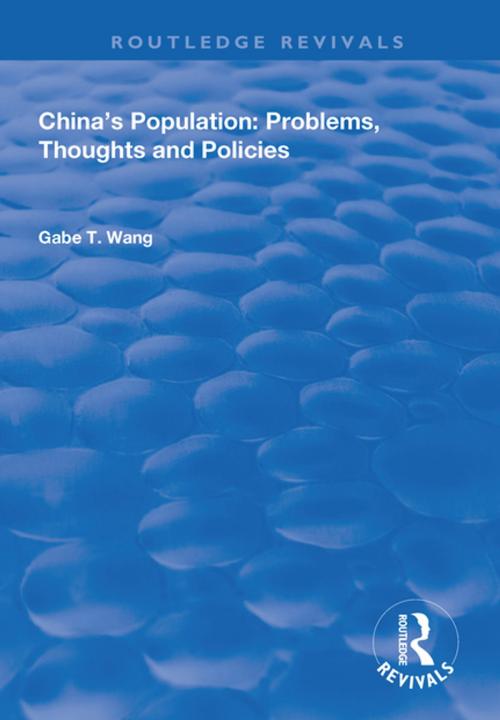 Cover of the book China's Population by Gabe T. Wang, Taylor and Francis