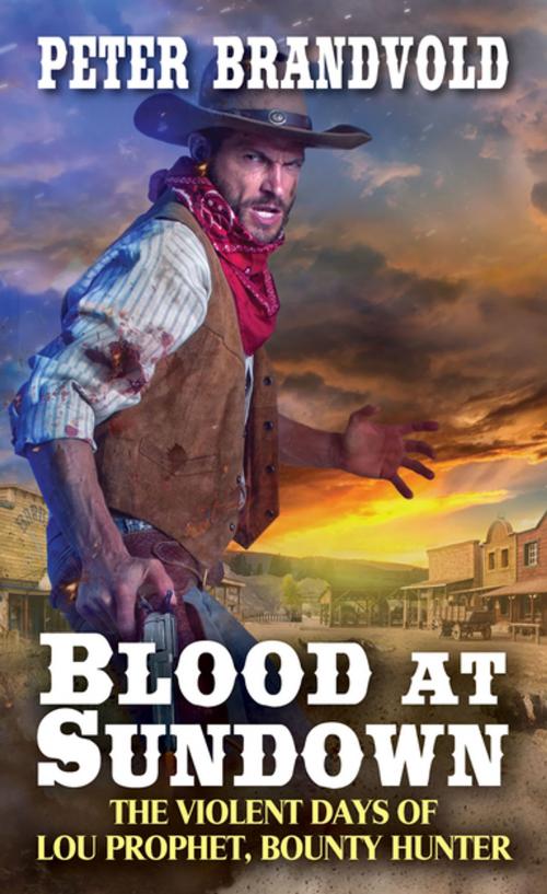 Cover of the book Blood at Sundown by Peter Brandvold, Pinnacle Books