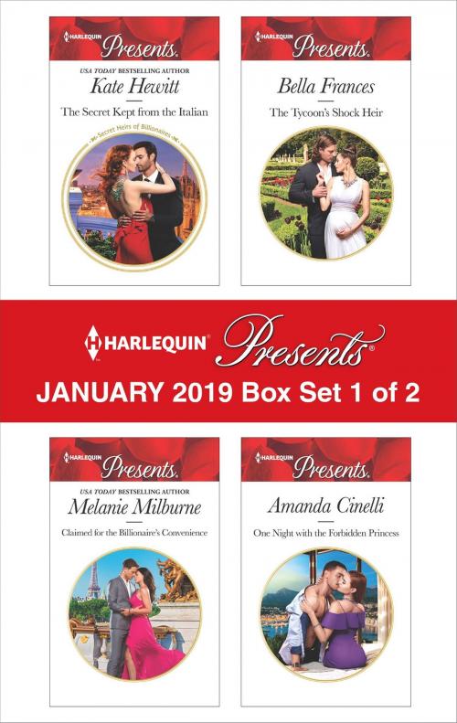 Cover of the book Harlequin Presents January 2019 - Box Set 1 of 2 by Kate Hewitt, Melanie Milburne, Bella Frances, Amanda Cinelli, Harlequin