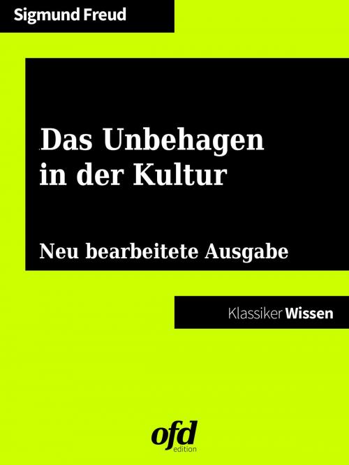 Cover of the book Das Unbehagen in der Kultur by Sigmund Freud, Books on Demand