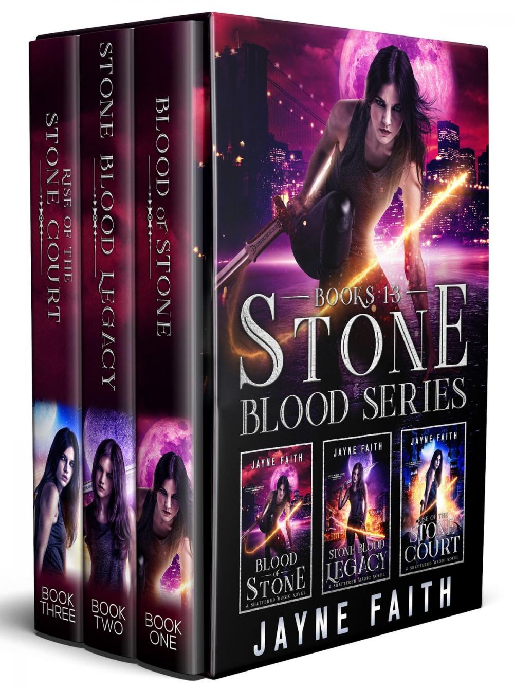 Big bigCover of Stone Blood Series Books 1 - 3