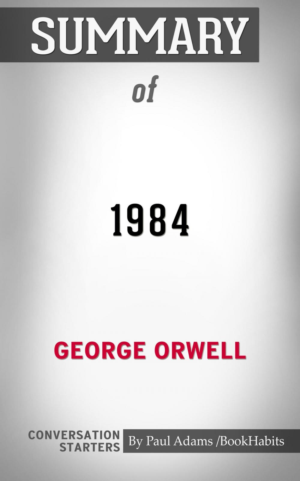 Big bigCover of Summary of 1984