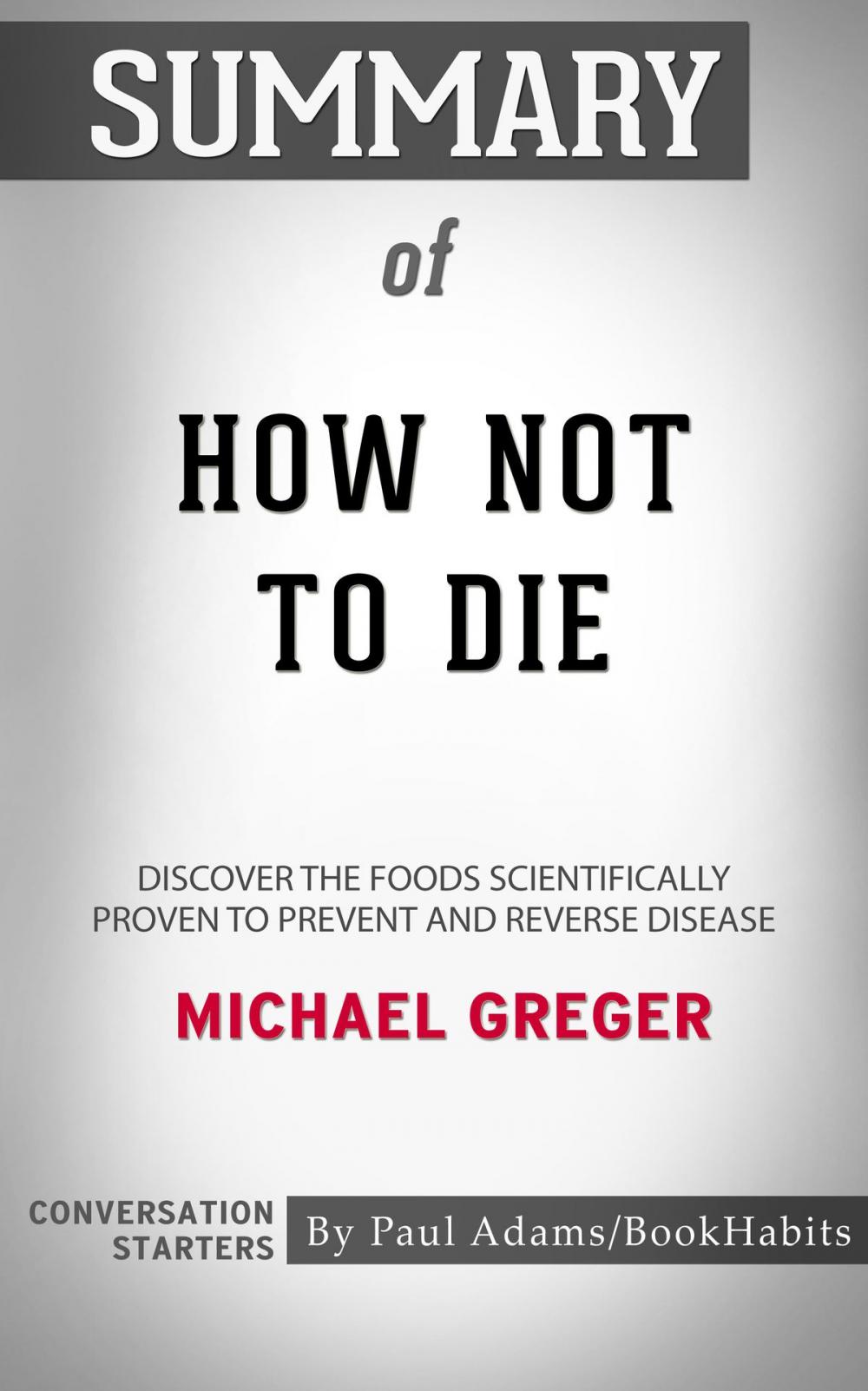 Big bigCover of Summary of How Not to Die