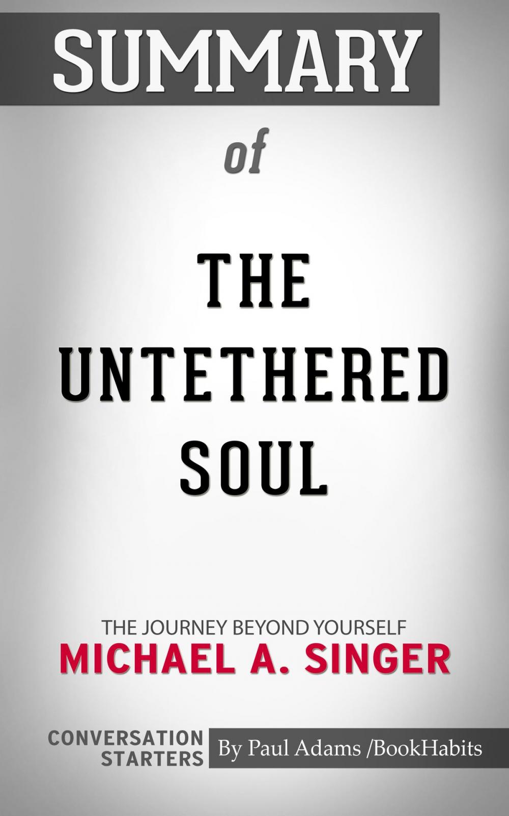 Big bigCover of Summary of The Untethered Soul