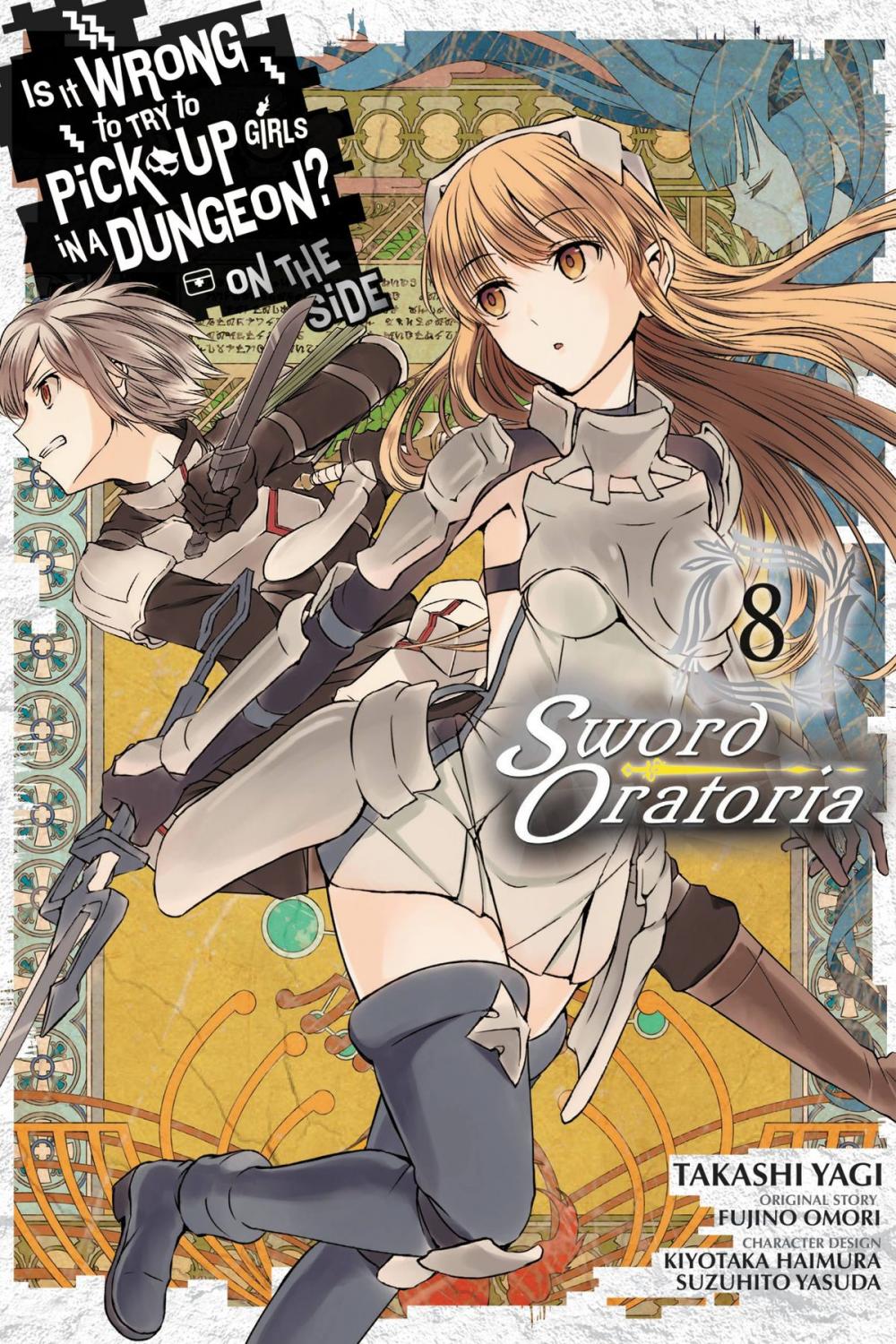 Big bigCover of Is It Wrong to Try to Pick Up Girls in a Dungeon? On the Side: Sword Oratoria, Vol. 8 (manga)