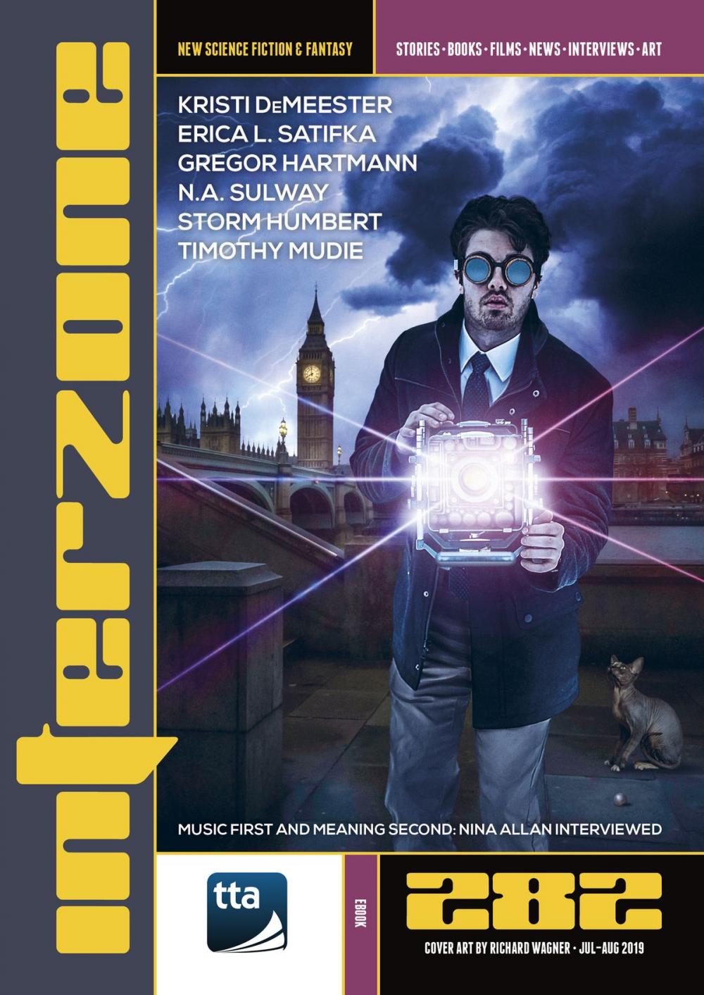 Big bigCover of Interzone #282 (July-August 2019)