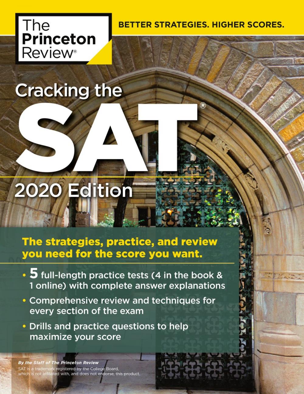 Big bigCover of Cracking the SAT with 5 Practice Tests, 2020 Edition