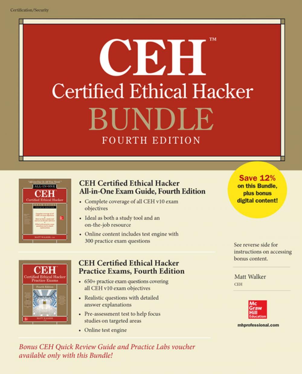 Big bigCover of CEH Certified Ethical Hacker Bundle, Fourth Edition