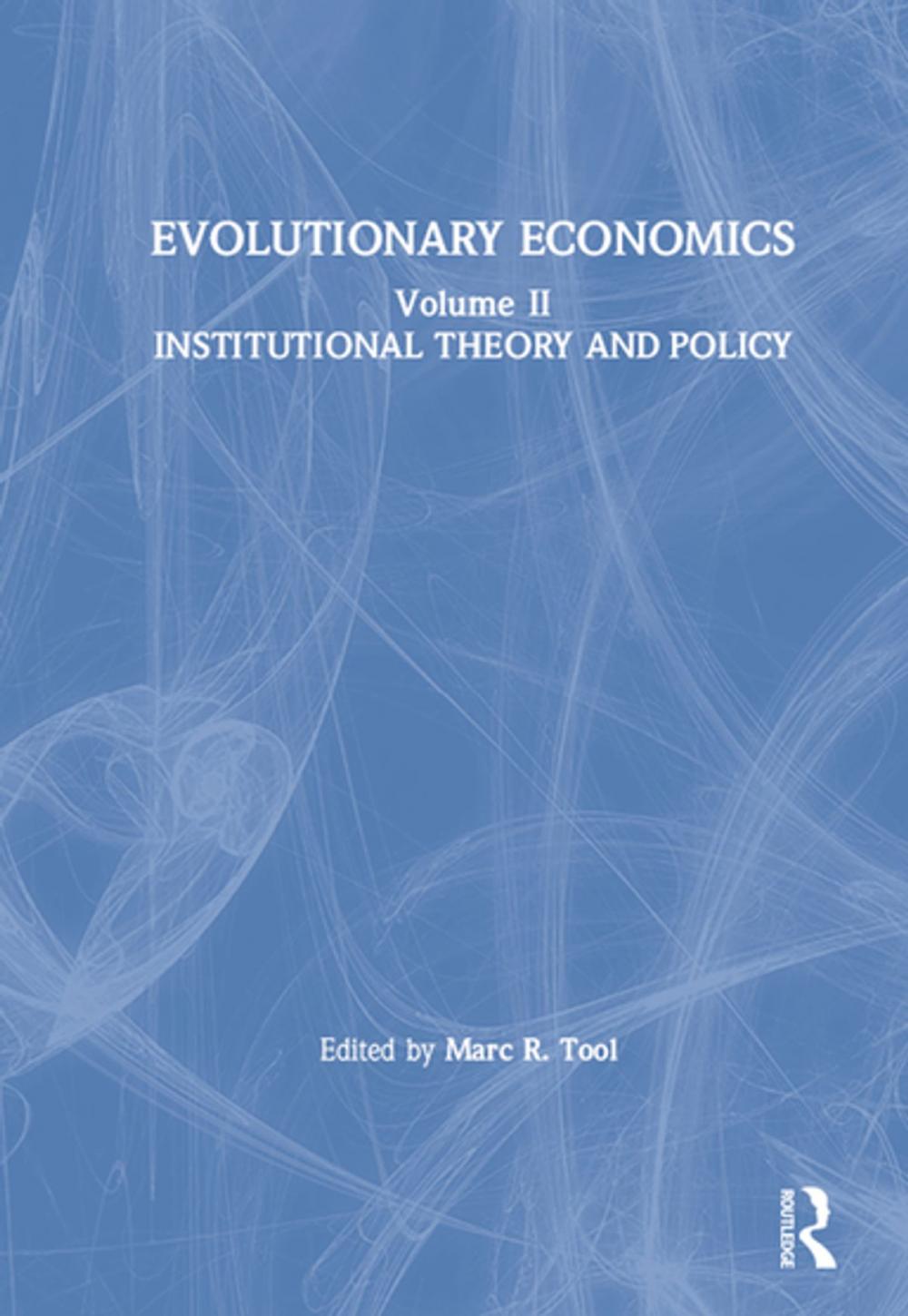 Big bigCover of Evolutionary Economics: v. 2