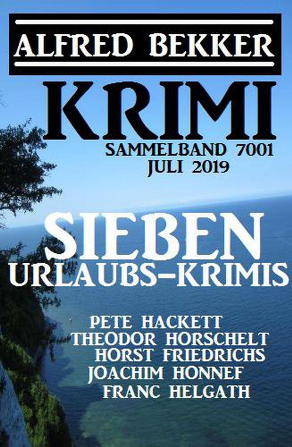 Big bigCover of Krimi Sammelband 7001 - Sieben Urlaubs-Krimis Juli 2019