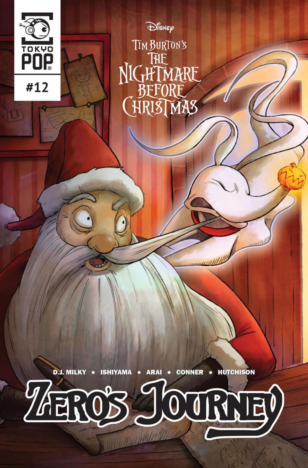 Big bigCover of Disney Manga: Tim Burton's The Nightmare Before Christmas -- Zero's Journey Issue #12