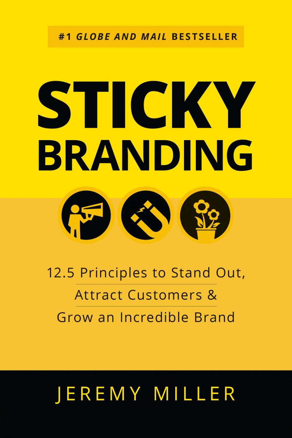 Big bigCover of Sticky Branding: 12.5 Principles to Stand Out, Attract Customers &amp; Grow an Incredible Brand
