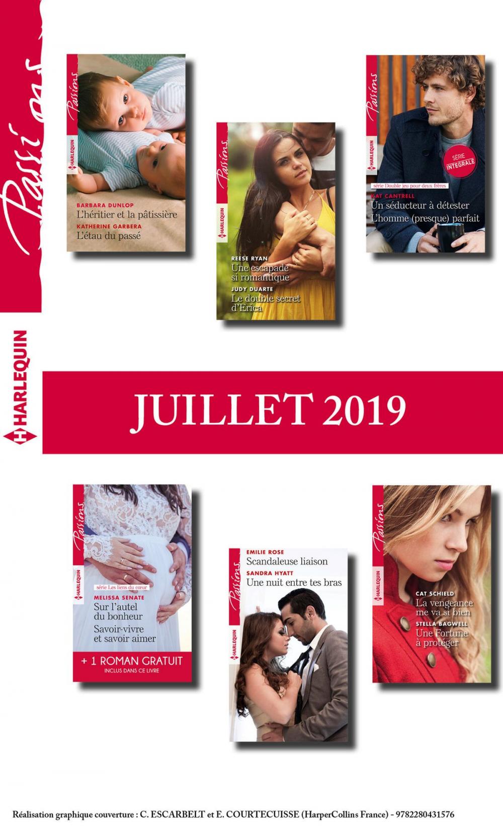 Big bigCover of 12 romans Passions + 1 gratuit (n°803 à 808 - Juillet 2019)