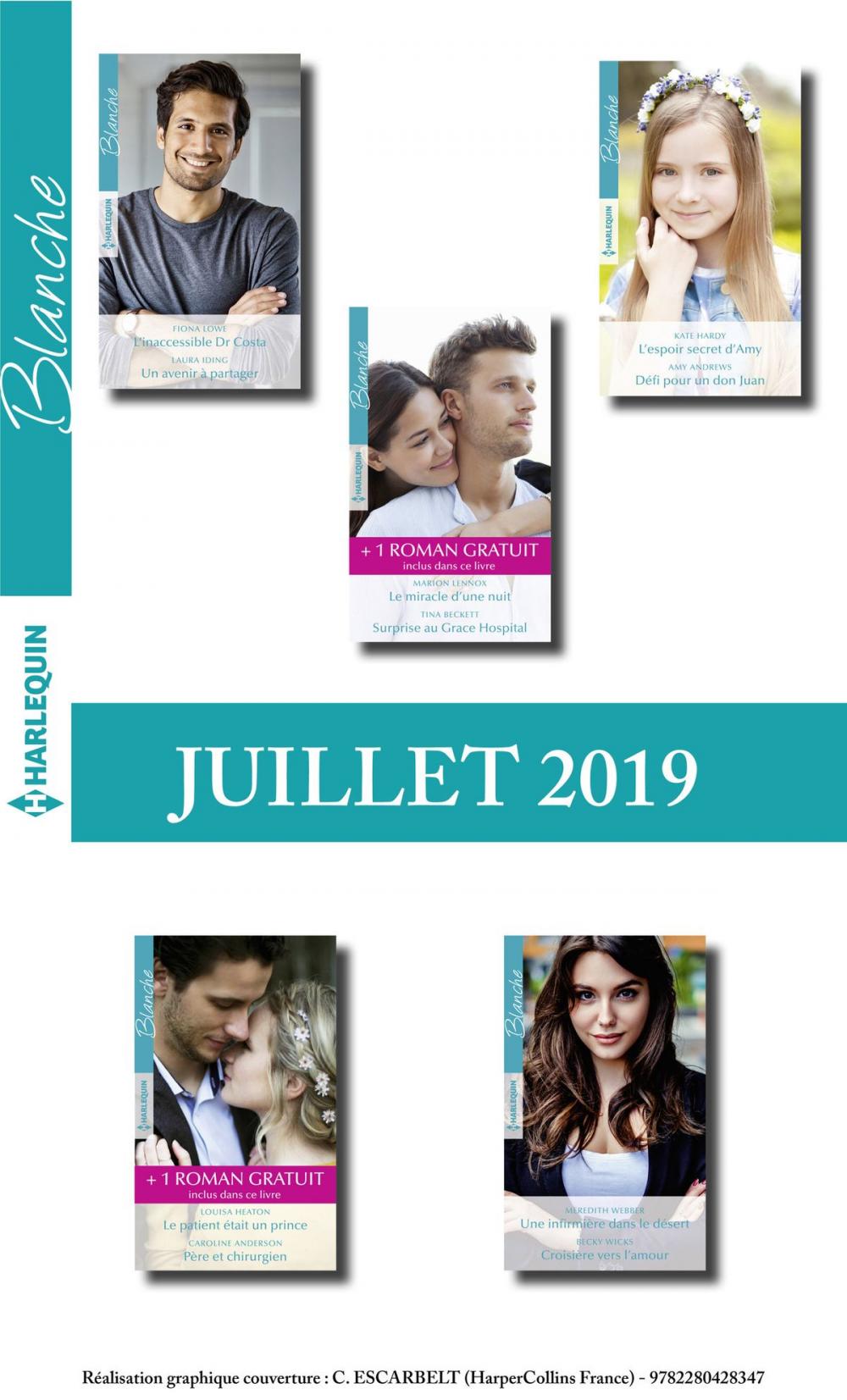 Big bigCover of 10 romans Blanche + 2 gratuits (n°1436 à 1440 - Juillet 2019)