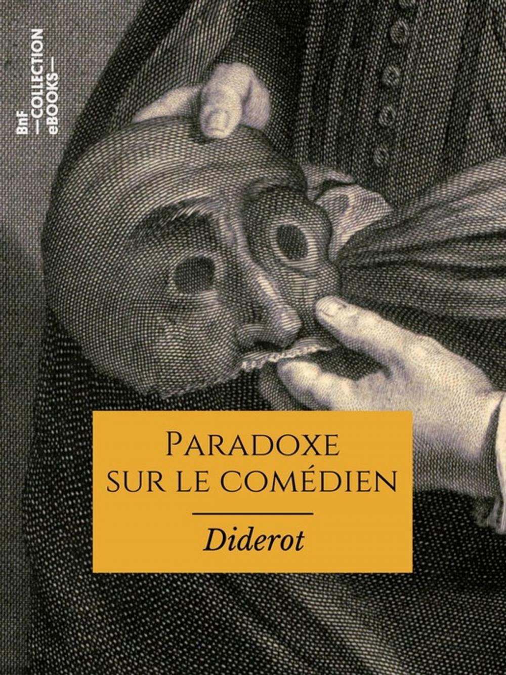 Big bigCover of Paradoxe sur le comédien