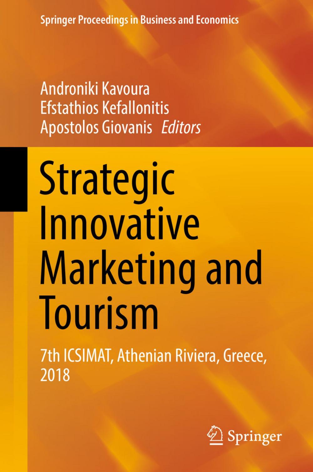Big bigCover of Strategic Innovative Marketing and Tourism