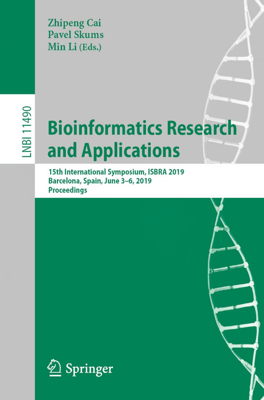 Big bigCover of Bioinformatics Research and Applications