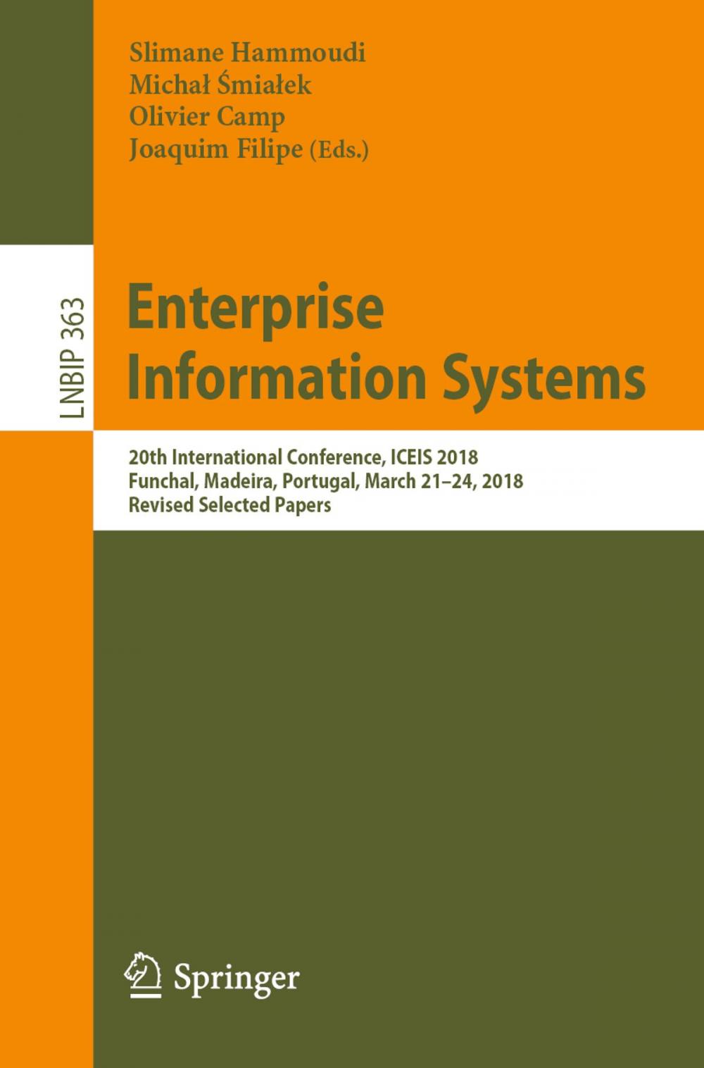 Big bigCover of Enterprise Information Systems