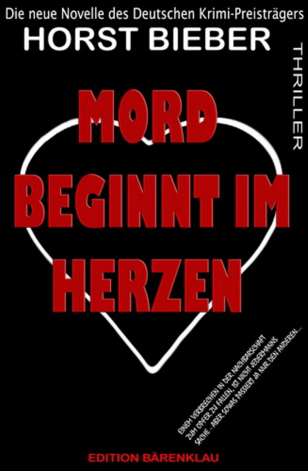 Big bigCover of Mord beginnt im Herzen