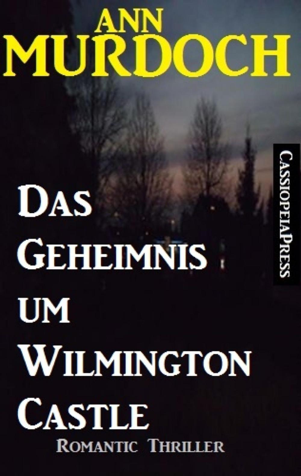 Big bigCover of Ann Murdoch Romantic Thriller: Das Geheimnis um Wilmington Castle