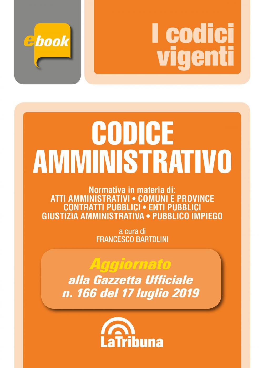 Big bigCover of Codice amministrativo