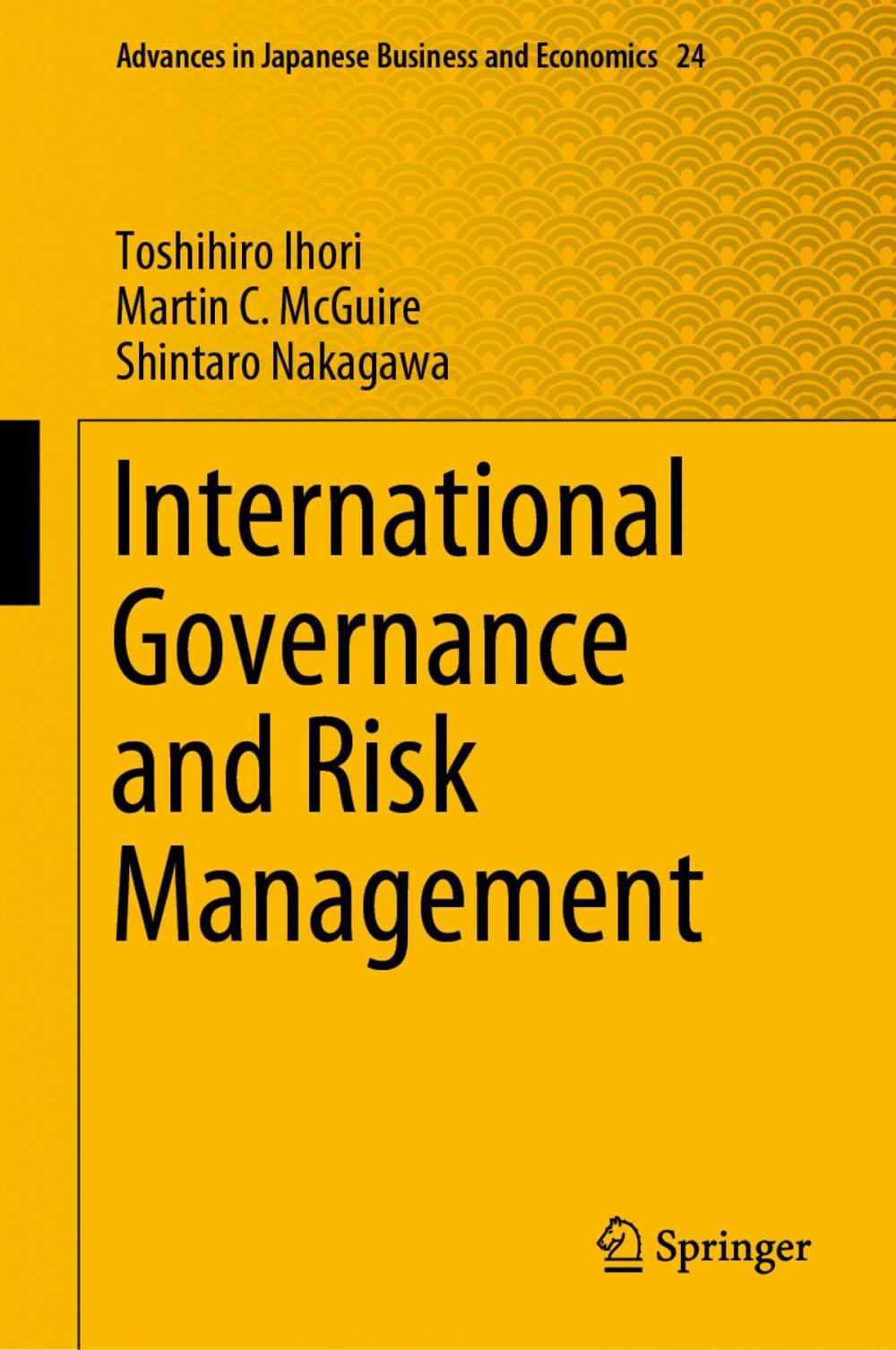 Big bigCover of International Governance and Risk Management