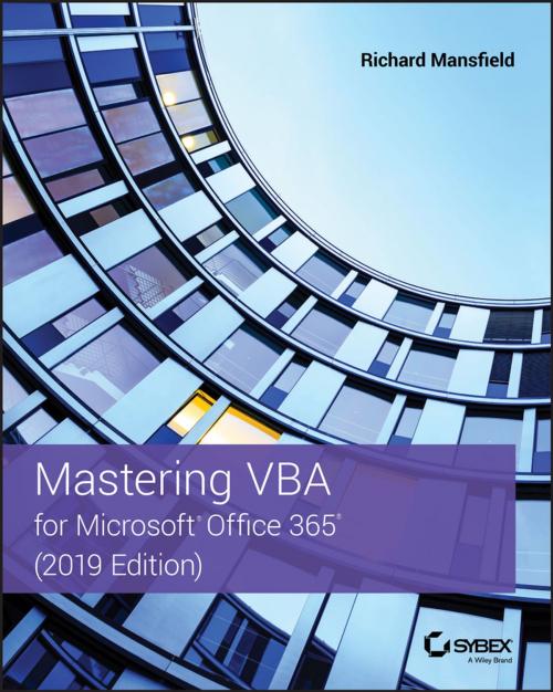 Cover of the book Mastering VBA for Microsoft Office 365 by Richard Mansfield, Wiley