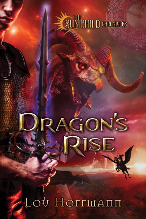 Cover of the book Dragon's Rise by Lou Hoffmann, Dreamspinner Press