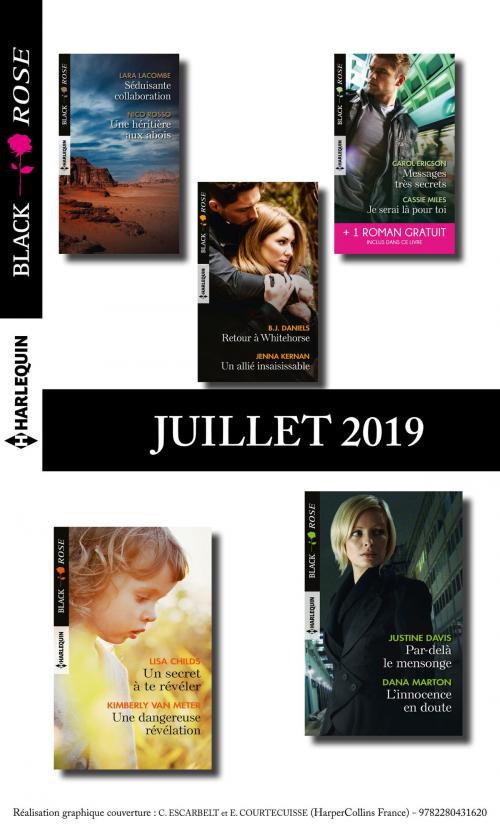 Cover of the book 10 romans Black Rose + 1 gratuit (n°541 à 545 - Juillet 2019) by Collectif, Harlequin