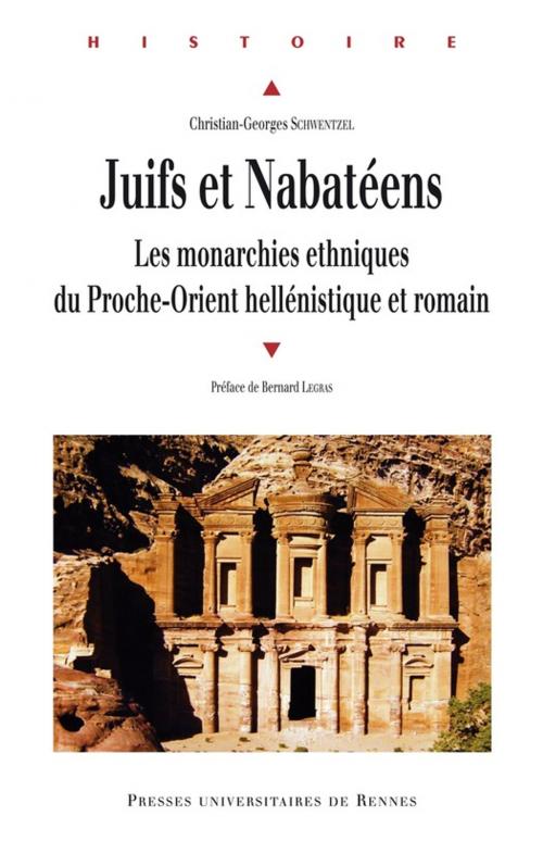 Cover of the book Juifs et Nabatéens by Christian-Georges Schwentzel, Presses universitaires de Rennes