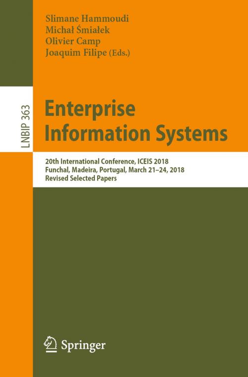 Cover of the book Enterprise Information Systems by , Springer International Publishing