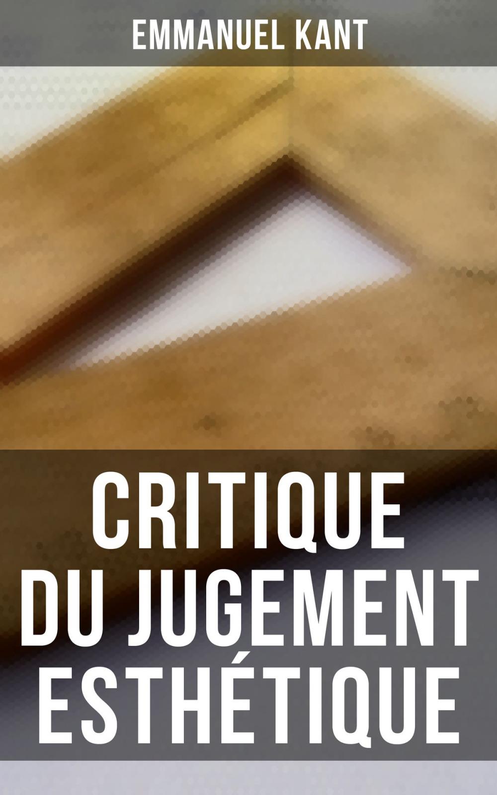 Big bigCover of Critique du jugement esthétique