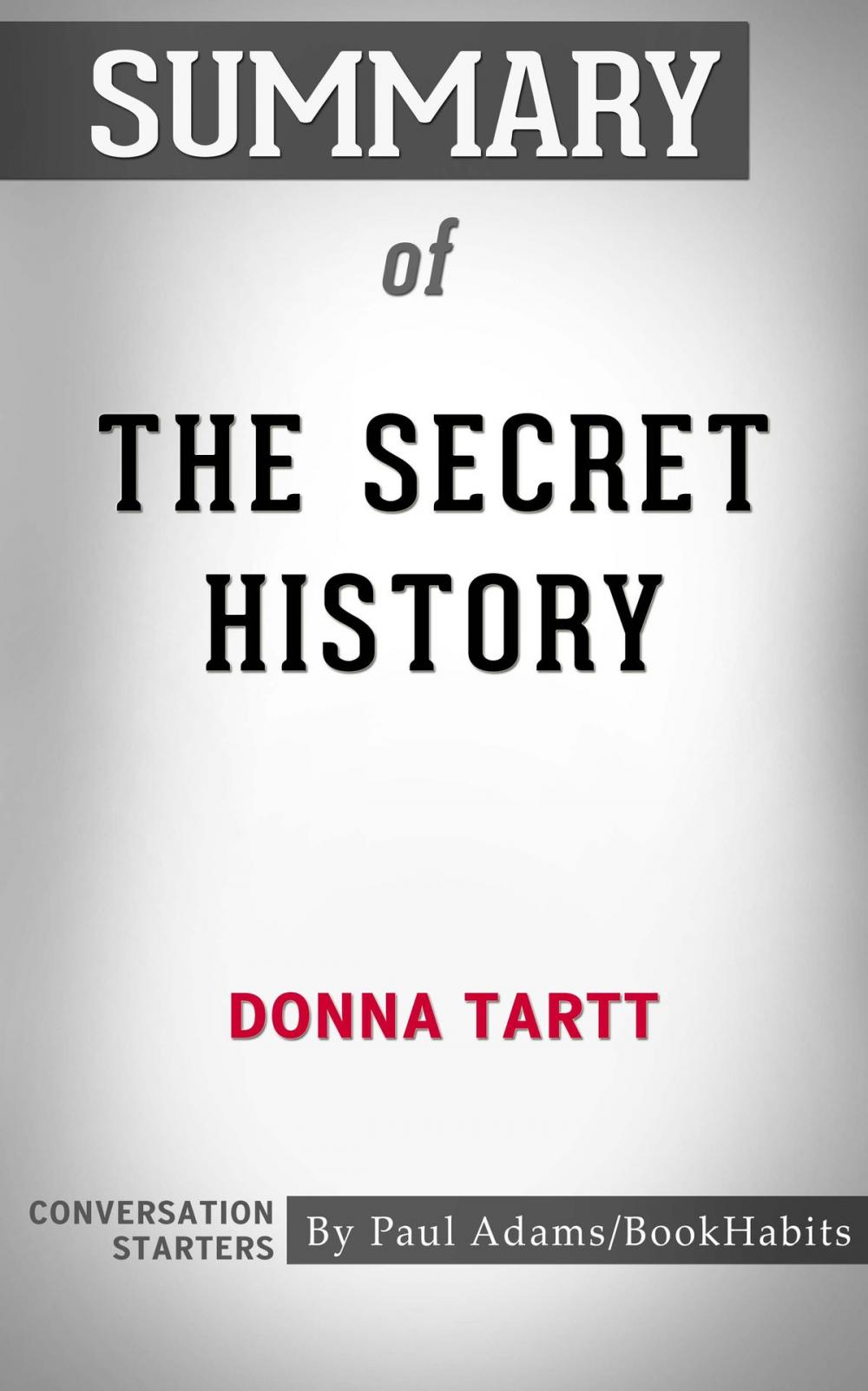Big bigCover of Summary of The Secret History