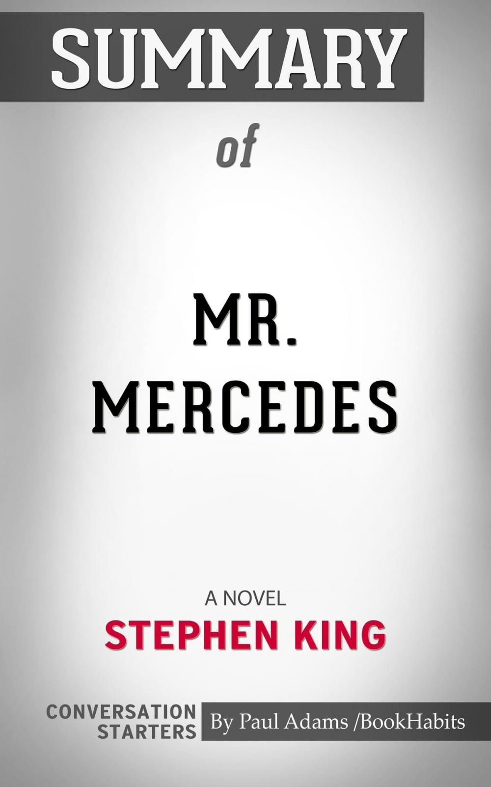 Big bigCover of Summary of Mr. Mercedes