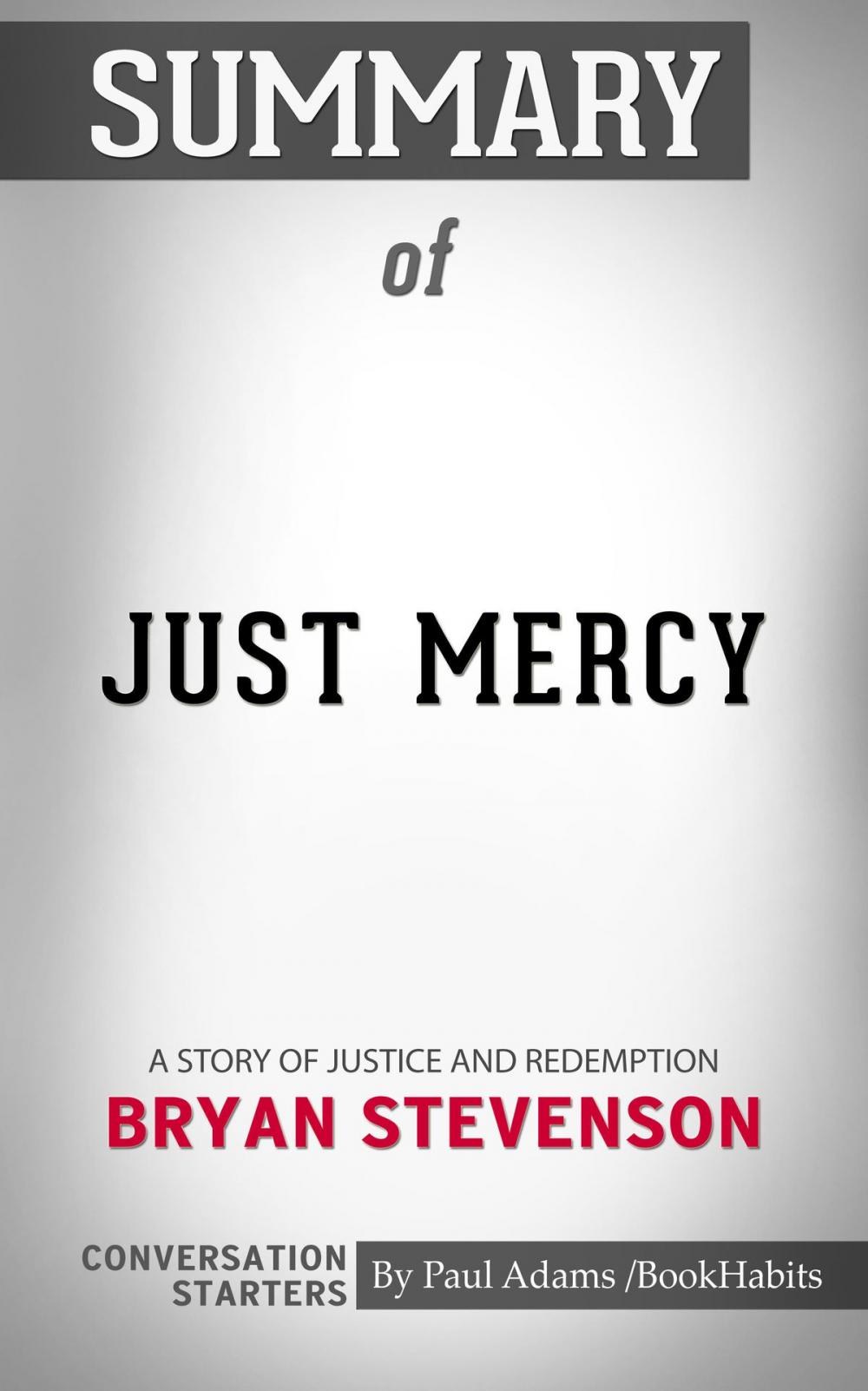 Big bigCover of Summary of Just Mercy