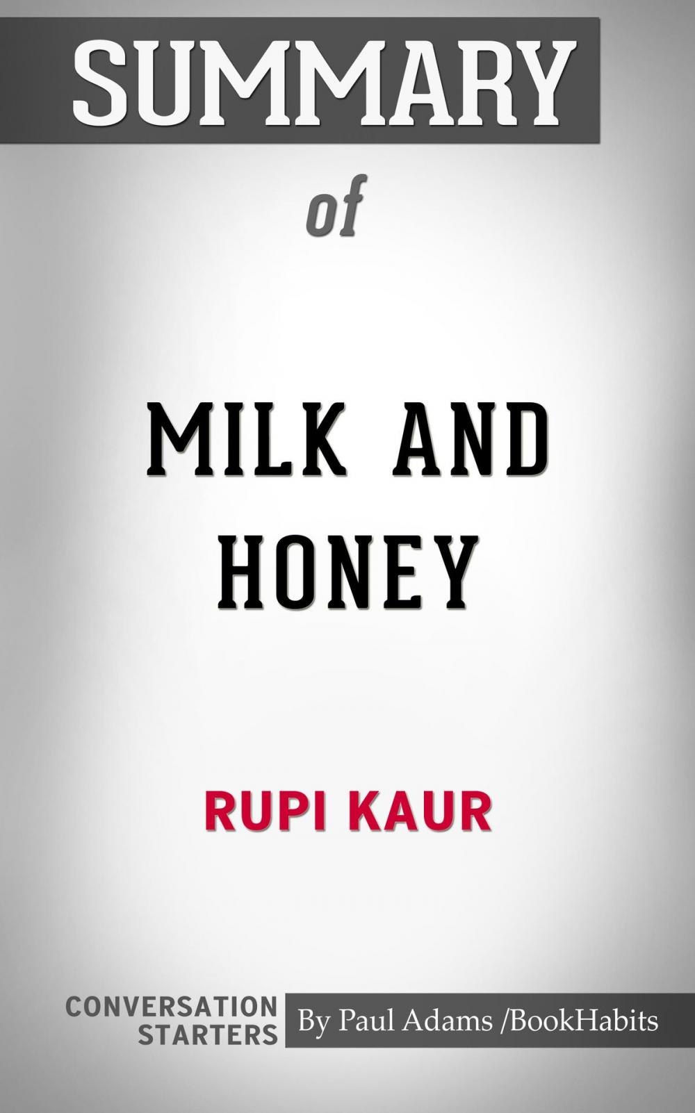 Big bigCover of Summary of Milk and Honey