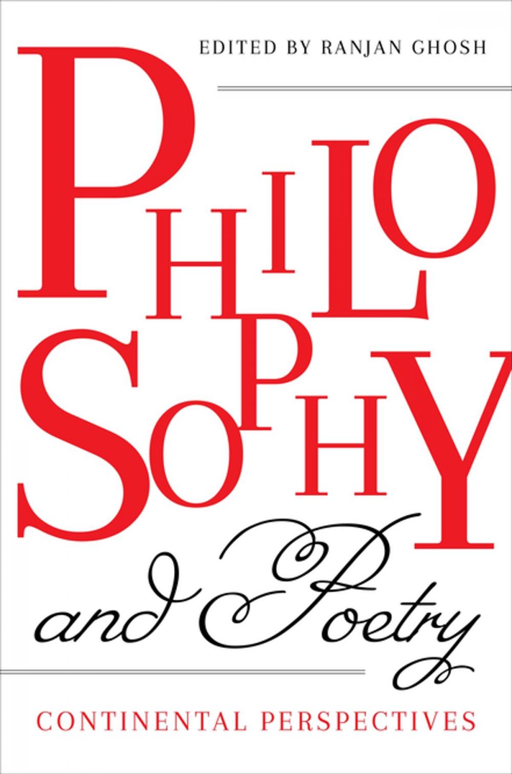 Big bigCover of Philosophy and Poetry