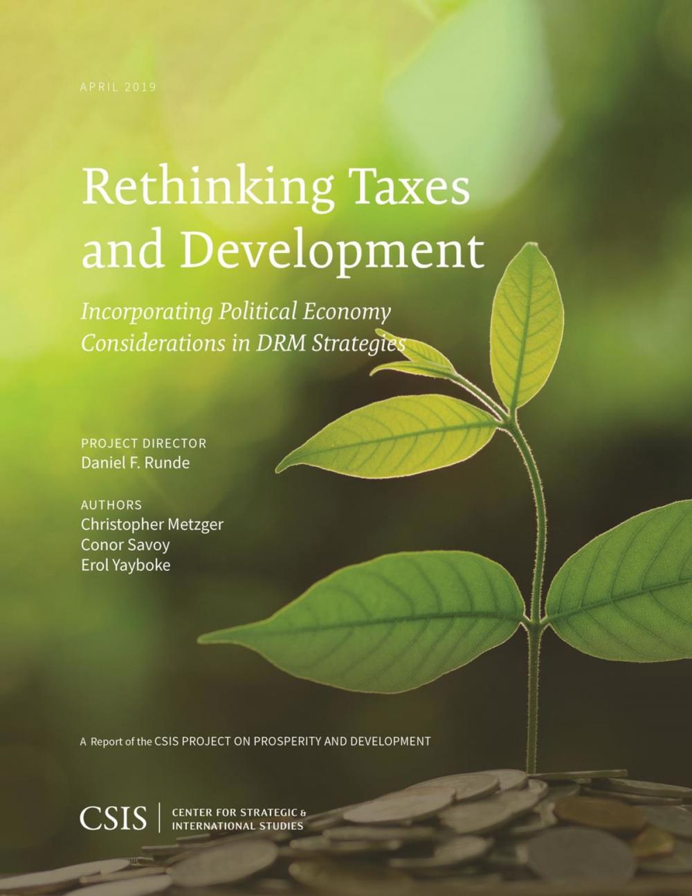 Big bigCover of Rethinking Taxes and Development: Incorporating Political Economy Considerations in DRM Strategies