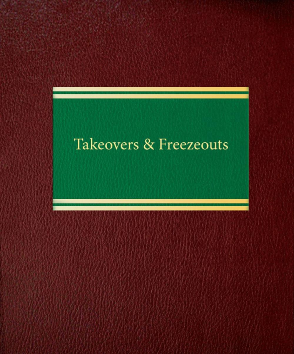 Big bigCover of Takeovers & Freezeouts