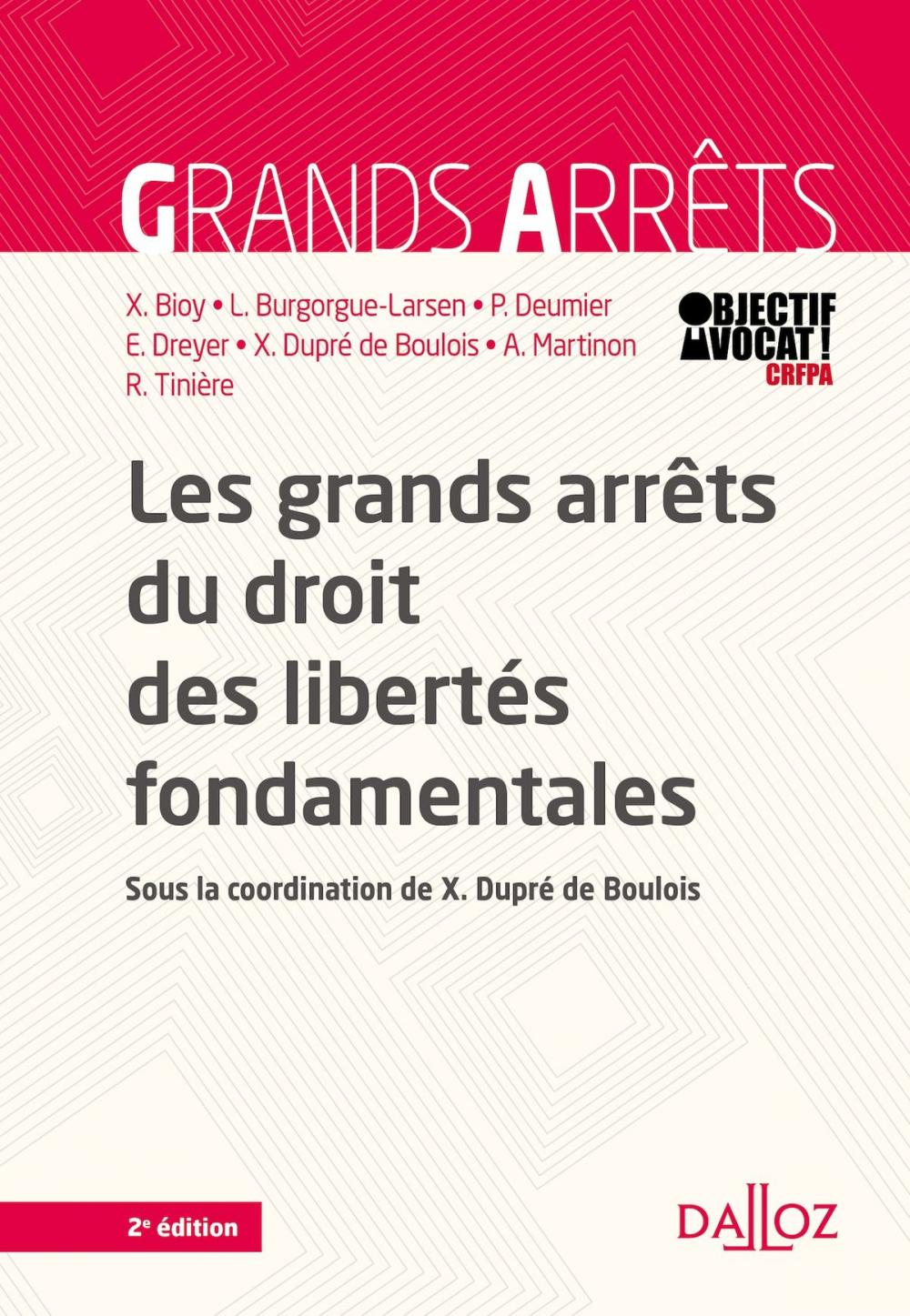 Big bigCover of Les grands arrêts du droit des libertés fondamentales - 2e éd.