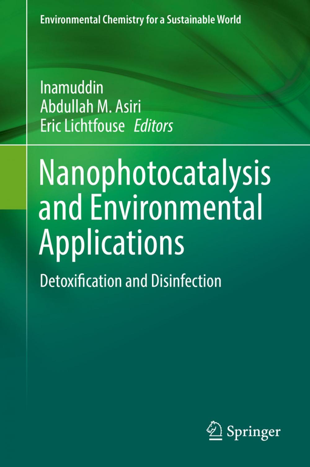 Big bigCover of Nanophotocatalysis and Environmental Applications